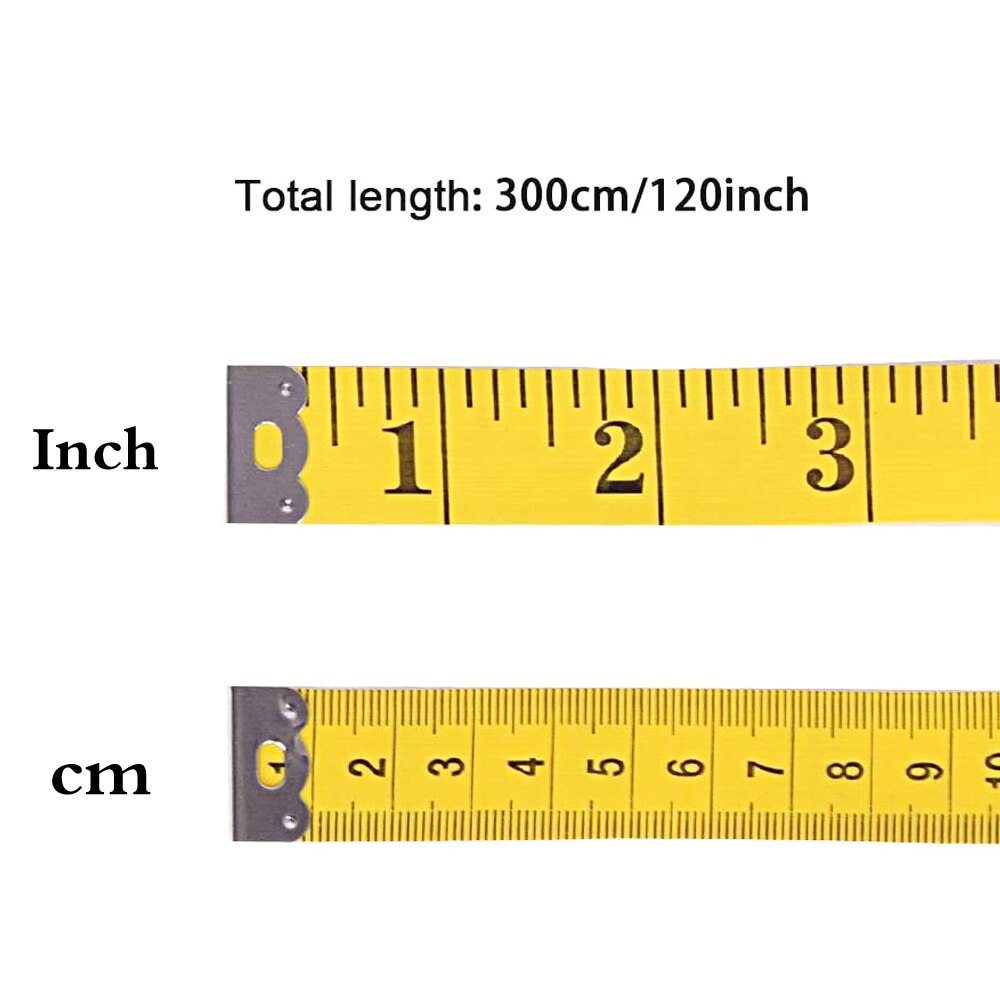 Extra Long 120 Inches, 300cm, Soft Tape Measure, Measuring Tape Sewing,  Seamstress, Yellow Tailor Cloth Flexible Ruler Tape -  Australia