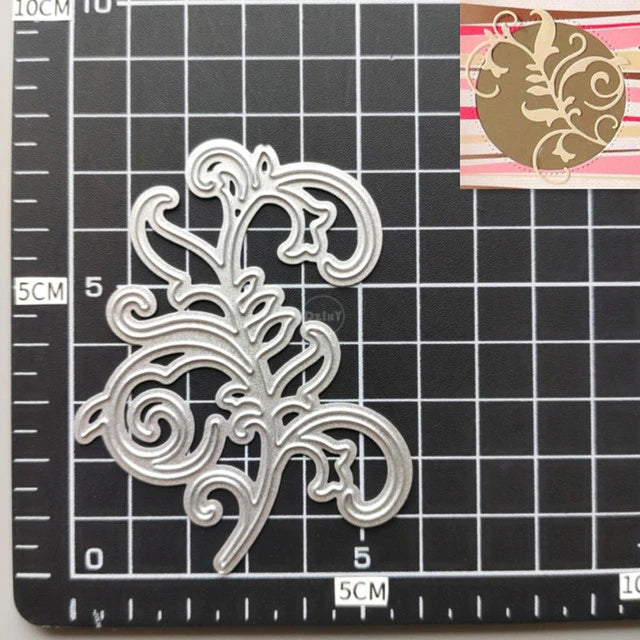 Christmas Craft Die - Foliage Scroll