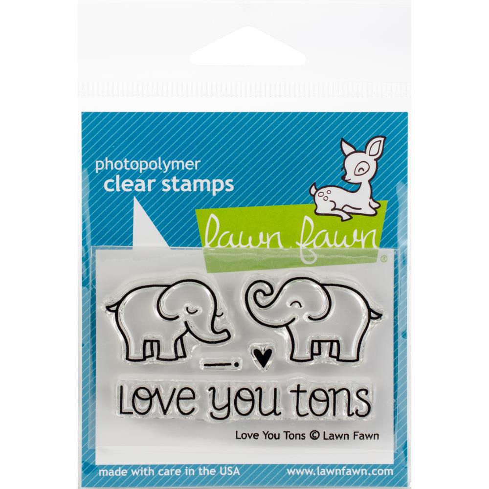 Lawn Fawn Clear Stamps - Love You Tons