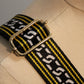 Bag Strap - White Black Yellow Chain